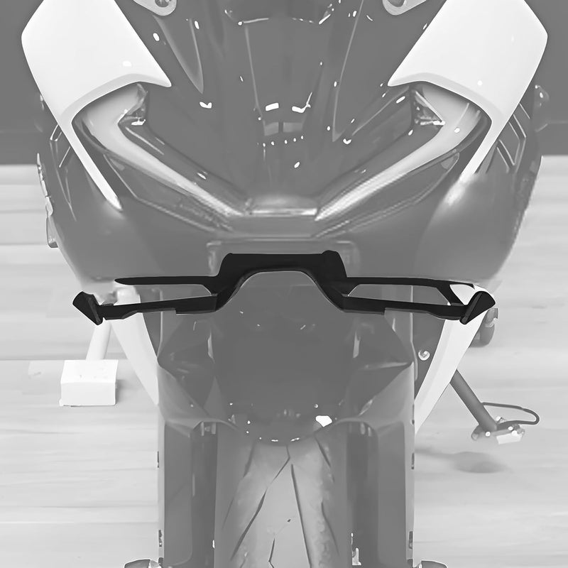 XIDAODIT For CFMOTO 675SR 675SRR 675 SR 675SR-R 675SS 2024 2025 Motorcycle Front Fairing Winglet Aerodynamic Spoiler Beak Nose Cone Extension Fixed Wing Kit (Black) - Image 2